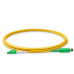Fiber optic patch cord NanoConnect SC/APC-LC/APC Yellow LSZH, Singlemode G.652.D (SM), Simplex, 3mm - 3 m