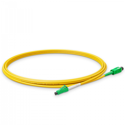 Патч-корд оптичний NanoConnect SC/APC-LC/APC Жовтий LSZH, Singlemode G.652.D (SM), Simplex, 3мм - 3 м