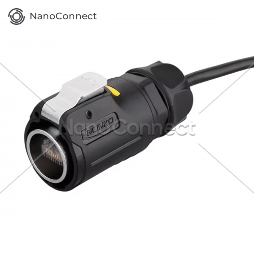 Waterproof Cnlinko RJ-45 connector IP67 LP-24-C/RJ45/015/PE-41-001, plug