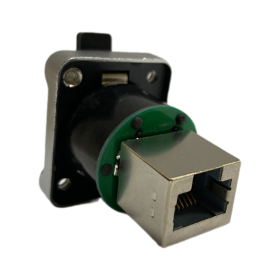 Waterproof RJ45 connector IP67 EL-RJ-WH1 with cover for Starlink (socket)