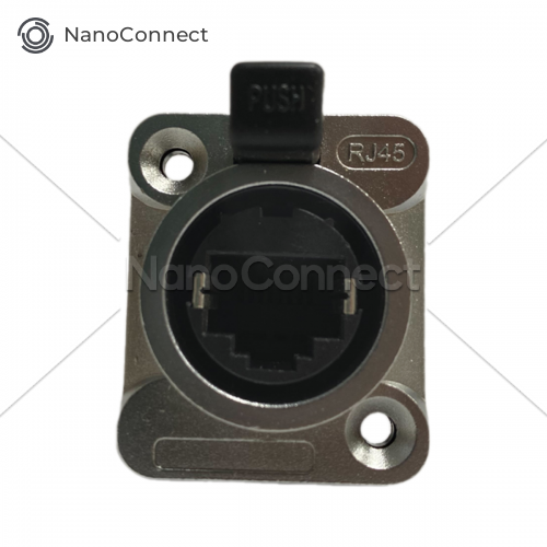 Waterproof RJ45 connector IP67 EL-RJ-WH1 with cover for Starlink (socket)