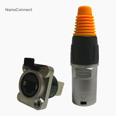 Waterproof RJ45 connector YT-RJ-45 IP67 for Starlink (plug + socket)