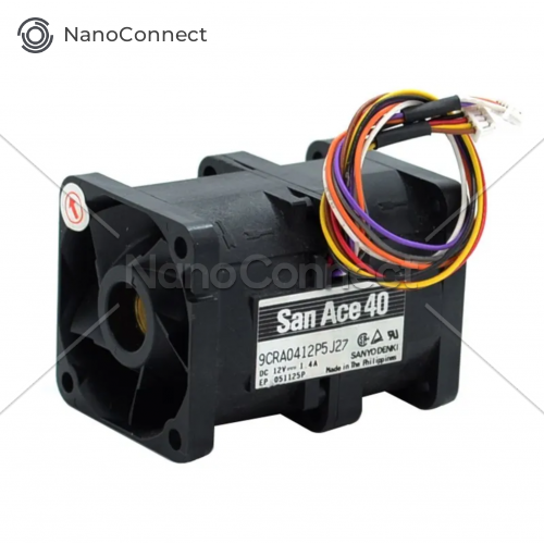 Sanyo San Ace 40 Server Fan, 9CRA0412P5J27 DC 12V 1.4A, Cooler